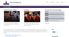 Desktop Screenshot of christiancolleges.org