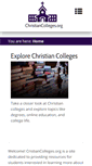 Mobile Screenshot of christiancolleges.org